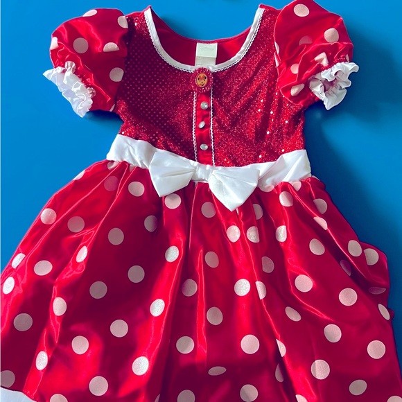 (10) Disney Store Classic Minnie Mouse Quality Costume Halloween Tule & Glitz - Picture 11 of 13